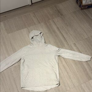 Lululemon Lightweight Textured Pullover Hoodie Oatmeal Heather Size L